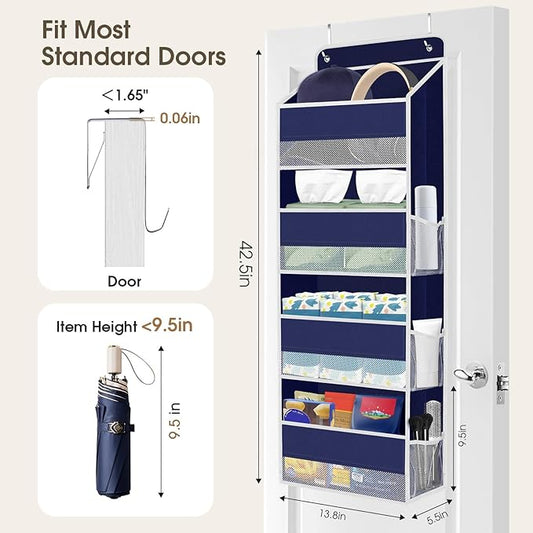 1 Pack Over The Door Organizer, Hanging Storage Organizer