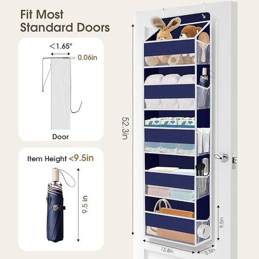 1 Pack Over The Door Organizer, Hanging Storage Organizer