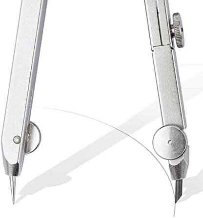 STAEDTLER Mars Comfort Metal 6" Compass Set with Case, Adaptor & Lead