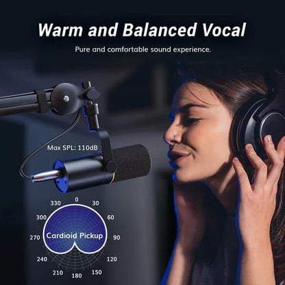 TONOR Dynamic Microphone, XLR/USB Microphone