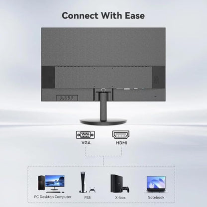 24-inch Flat Gaming Computer Monitor IPS FHD(1920×1080P), 99% sRGB,1ms Response Time, 250cd/m²,AMD Freesync, Crosshair & Eye-Care Tech,Low Blue Light,HDMI×2,Supports Wall-Mounted