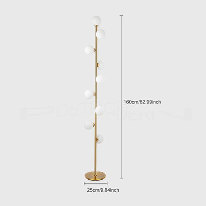 Hsyile Lighting KU300198 Cozy Elegant Modern Creative Floor Lamp for Living Room,Bedroom,Office,9 Lights