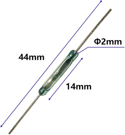 30pcs Reed Switch, Normally Open Magnetic Induction Switch, Miniature Reed