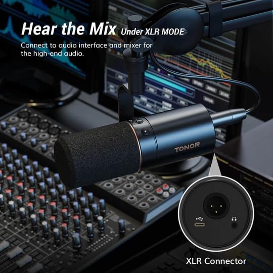 TONOR Dynamic Microphone, XLR/USB Microphone