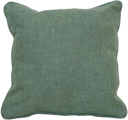 East Green 18 x 18 Waterproof Outdoor Pillow with Insert, Dark Green - Premium Olefin Outdoor Accent Pillow for Patio Furniture