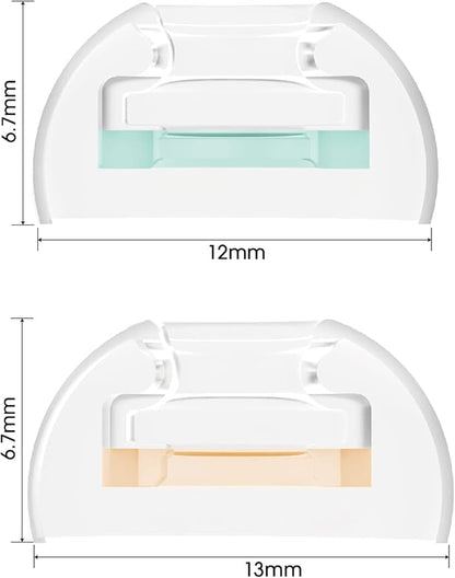 SpinFit CP1025- L/ML- Medical Grade Silicone Patented Ear Tips, Secure Fit and