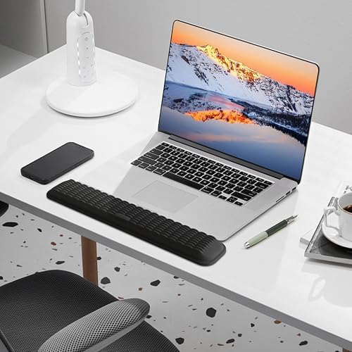MEKASS Ergonomic Wrist Rest for Keyboard and Mouse, Soft Memory Foam Keyboard
