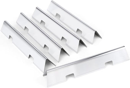 Uniflasy 15.3" Flavorizer Bars for Weber Spirit 300 and GS4 II Spirit 300 Series, Spirit E310 S310 E320 S320 E330 S330 Gas Grills with Front Mounted Control Panels, Stainless Steel Heat Plate, 7636