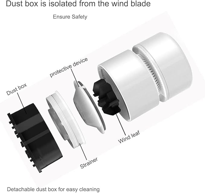 ODISTAR Desktop Vacuum Cleaner, Mini Table dust Sweeper Energy Saving