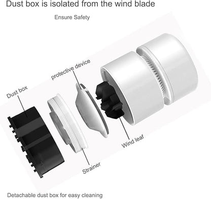 ODISTAR Desktop Vacuum Cleaner, Mini Table dust Sweeper Energy Saving