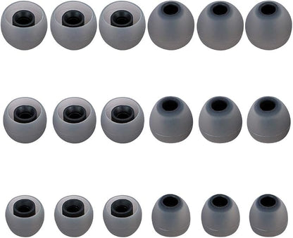 Silicone Earbud Tips Replacement Earbuds Cap Eartips Tips Eargels 9 Pairs S M L