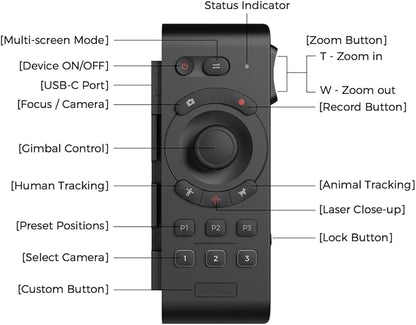 OBSBOT Tail Air & Smart Remote Combo, Streaming Camera