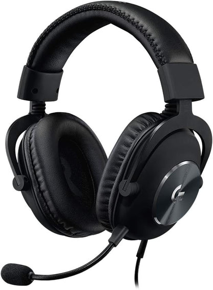 Logitech G Pro X Wired Gaming Headset: Blue VO!CE Detachable Boom Mic, DTS 7.1