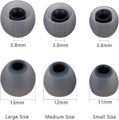Silicone Earbud Tips Replacement Earbuds Cap Eartips Tips Eargels 9 Pairs S M L