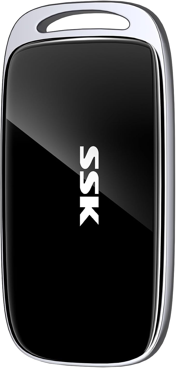 SSK 1TB SSD External Hard Drive, Portable SSD Drive up to 2000 MB/s, USB 3.2