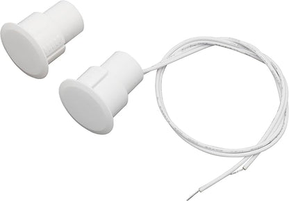 Recessed Wired Security Window Door Contact Sensor, Normally Open NO, Door