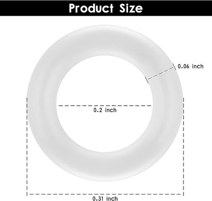 200Pcs Clear O-Ring Switch Dampeners Keycap