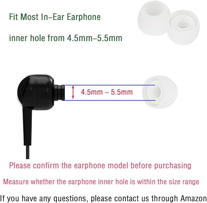 Silicone Small Replacement Earbud Tips Eartips