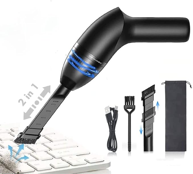 Mini Vacuum Cleaner-Rechargeable, Desk Vacuum Cleaner