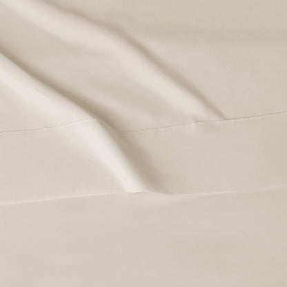 Amazon Basics Lightweight Super Soft Easy Care Comfortable Microfiber 3 Piece Bed Sheet Set with 14-Inch Deep Pockets, Twin XL, Beige, Solid