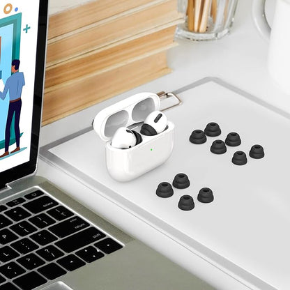 Delidigi for 6 Pairs AirPods Pro 2nd/1st Generation Replacement Ear Tips