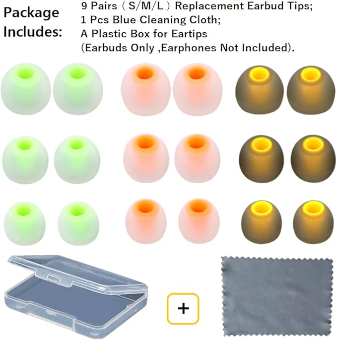 Silicone Earbud Tips Replacement