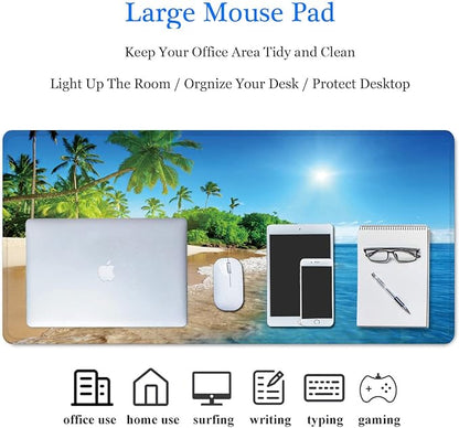 RTGGSEL 31.5x11.8 Inch Non-Slip Long Extended Large Gaming Mouse Pad