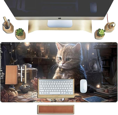 Lotus Cat XL Extended Large Gaming Mouse Pad