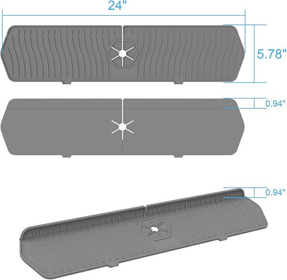 Faucet Guard - 90 Foldable Drain Mat