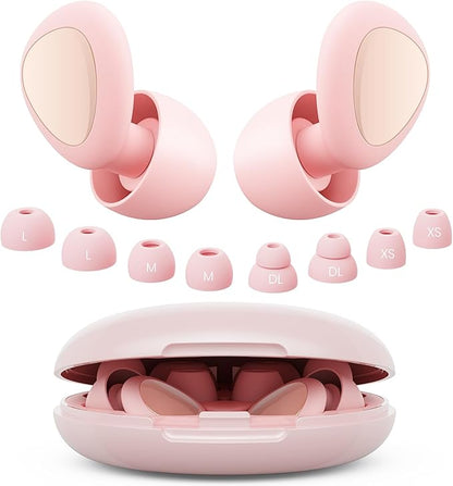 Ear Plugs for Sleeping Noise Cancelling, 45dB Reusable Silicone Ear Plugs for