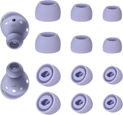 6 Pairs Replacement Eartips for Samsung Galaxy Buds Pro Headphones, Silicone