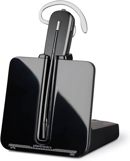 Poly CS540 Wireless DECT Headset – Single Ear Convertible – Connects to Desk