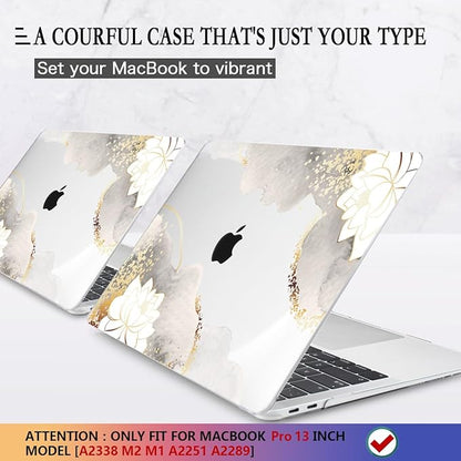 CISSOOK Compatible with MacBook Pro 13 inch Case 2020-2025 Model M1 & M2 A2338