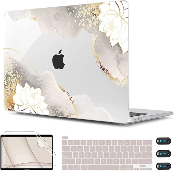 CISSOOK Compatible with MacBook Pro 13 inch Case 2020-2025 Model M1 & M2 A2338