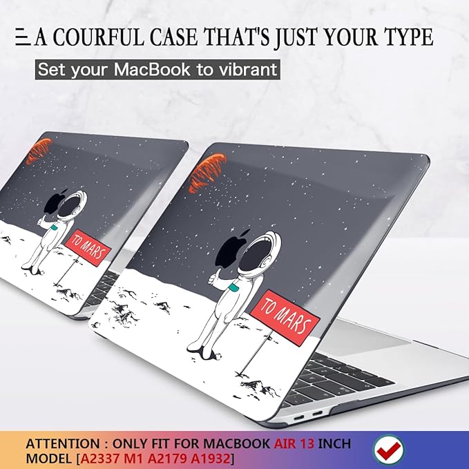 CISSOOK Compatible with MacBook Air 13 inch Case 2021 2020 2019 2018 Release