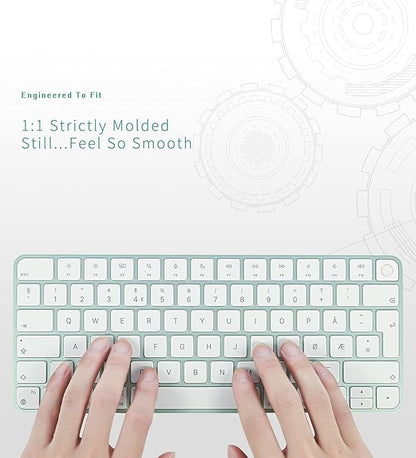 Keyboard Cover for New M4 iMac Magic Keyboard Model A3118/A2449, Touch ID