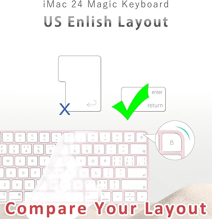 Keyboard Cover for New M4 iMac Magic Keyboard