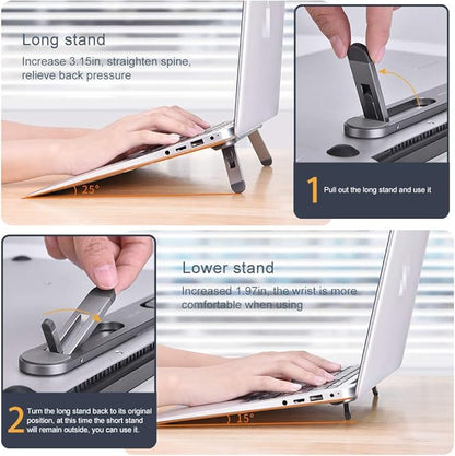 Laptop Stand for Desk, Laptop Cooling Stand, Keyboard Riser, Ergonomic Laptops