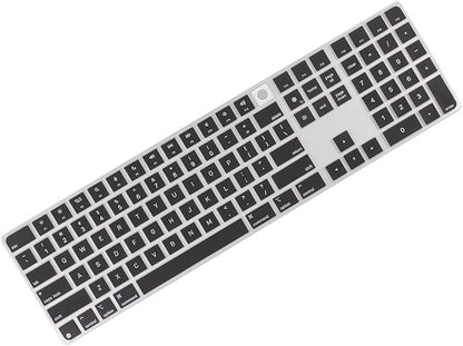 Allinside Black Keyboard Cover for 2024 Mac Magic Keyboard