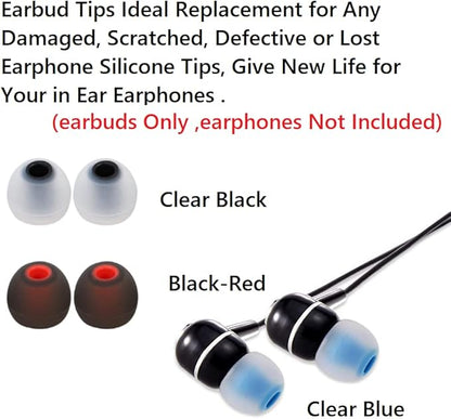 Earbuds Replacement Tips Silicone Earbud Tips Ear Gels Fit