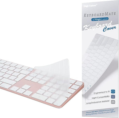 Keyboard Cover for iMac Magic Keyboard Ultra Thin Clear Protector Skin