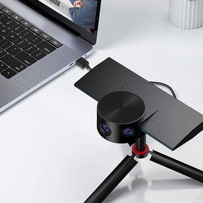 Panoramic 180° Video Camera, Immersive Video Conference Experience, both