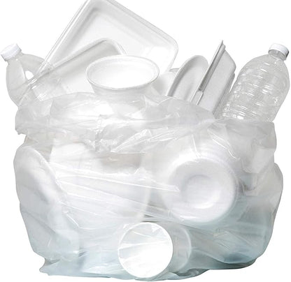 Aluf Plastics High Density Trash Bags, 45 Gallon, 14 Micron,