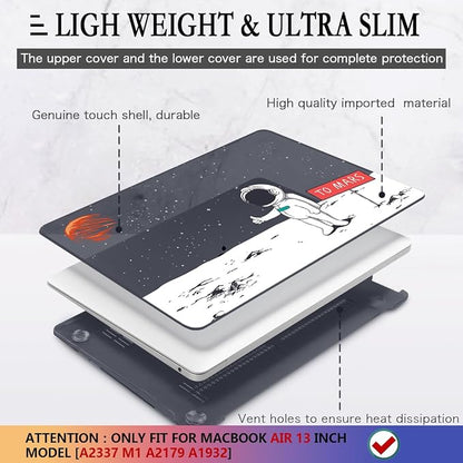 CISSOOK Compatible with MacBook Air 13 inch Case 2021 2020 2019 2018 Release