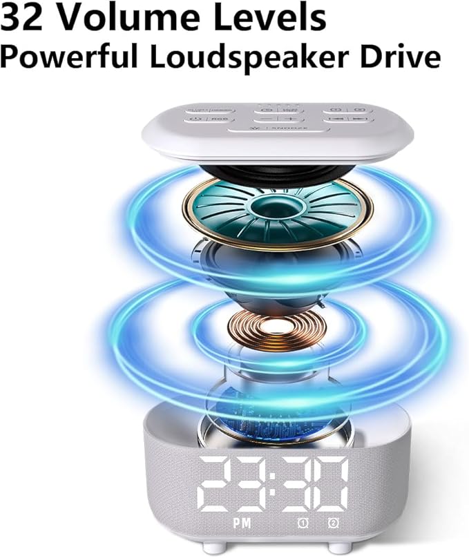 Brown Noise Machine Small Digital Alarm Clock Sound Machine