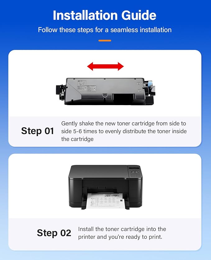 TK-5142 TK5142 Toner Cartridge 4-Pack High Yield Replacement