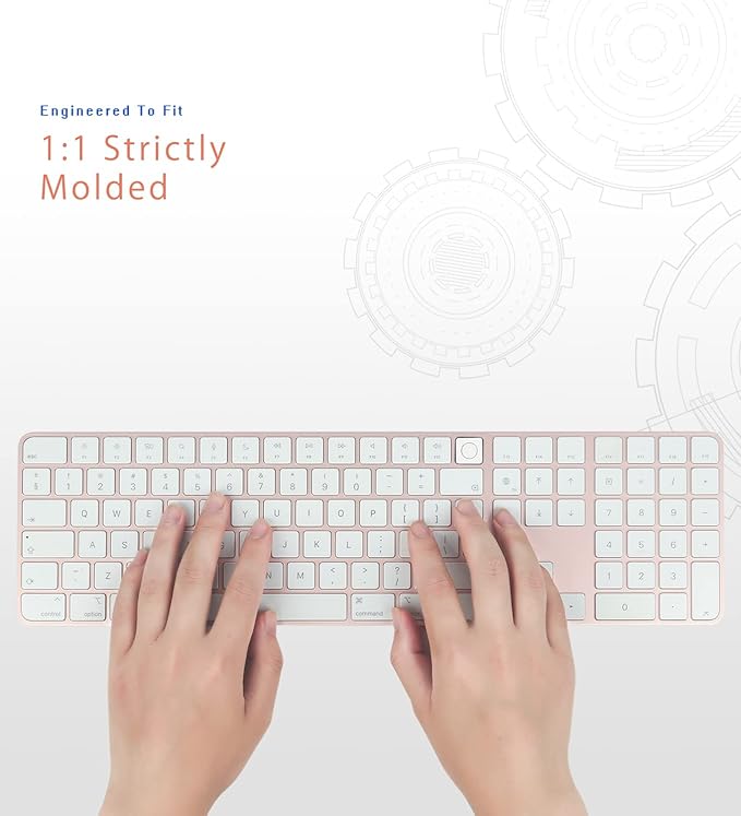 Keyboard Cover for iMac Magic Keyboard Ultra Thin Clear Protector Skin