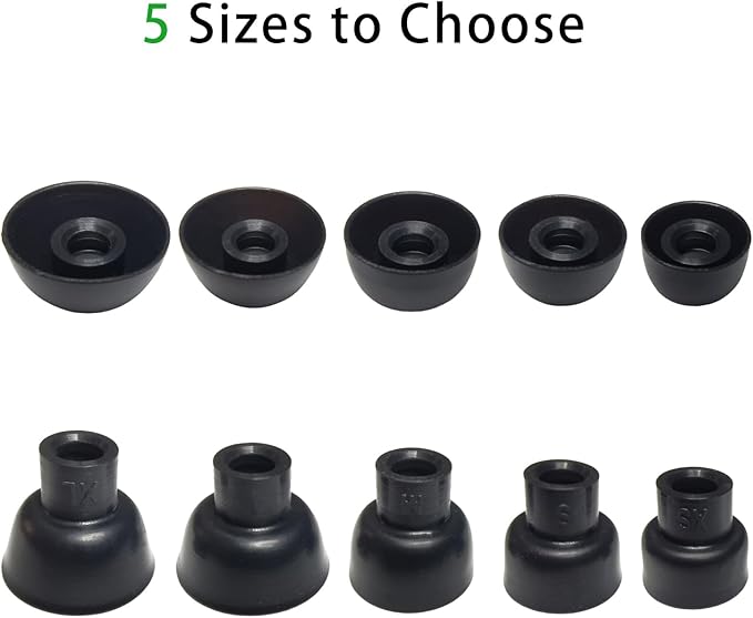 Silicone Earbuds Tips for Powerbeats Pro2 Replacement Ear Tips 10 Pairs