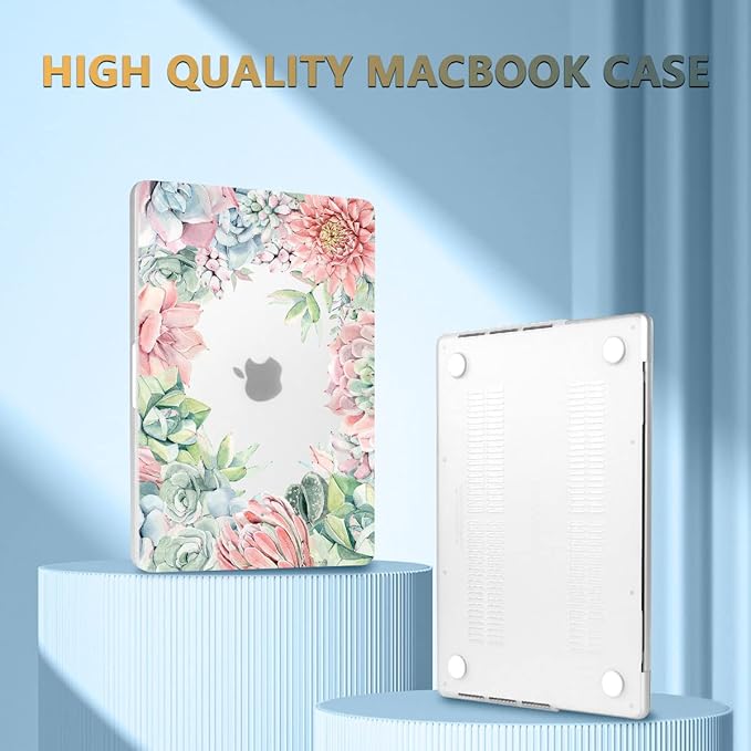 CISSOOK Succulent Hard Shell Case Cover