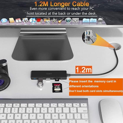 USB Hub 3.0 Splitter, TSUPY USB 3.0 Hub Multi USB Adapter Port Expander